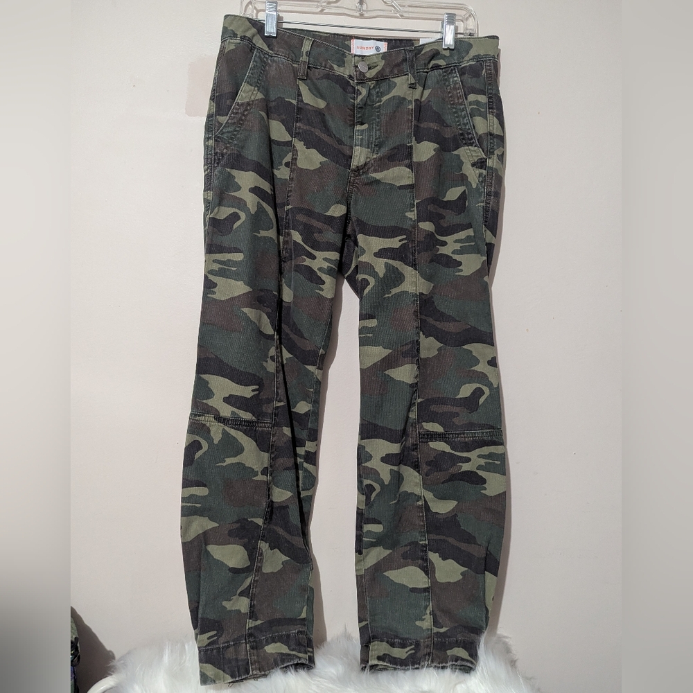 Sundry Camo Pants Utility Joggers Camouflage Dusk Size 29 New With Tags!